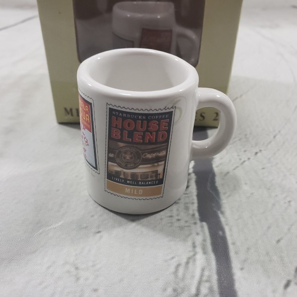 New 2004 Vintage Starbucks Coffee Collectible Miniatures Series Mug Vintage Mug - Picture 5 of 8